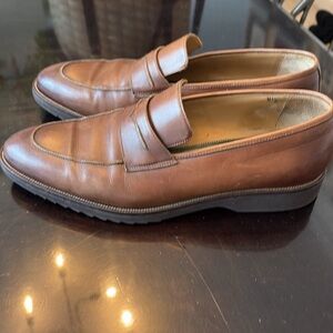 🫑 Pastori brown leather penny loafers Italian made